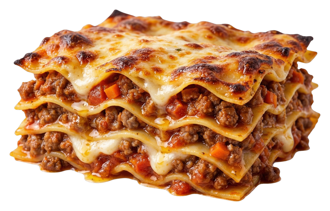 Frisk bagt italiensk lasagne fra Lasagne Hub København